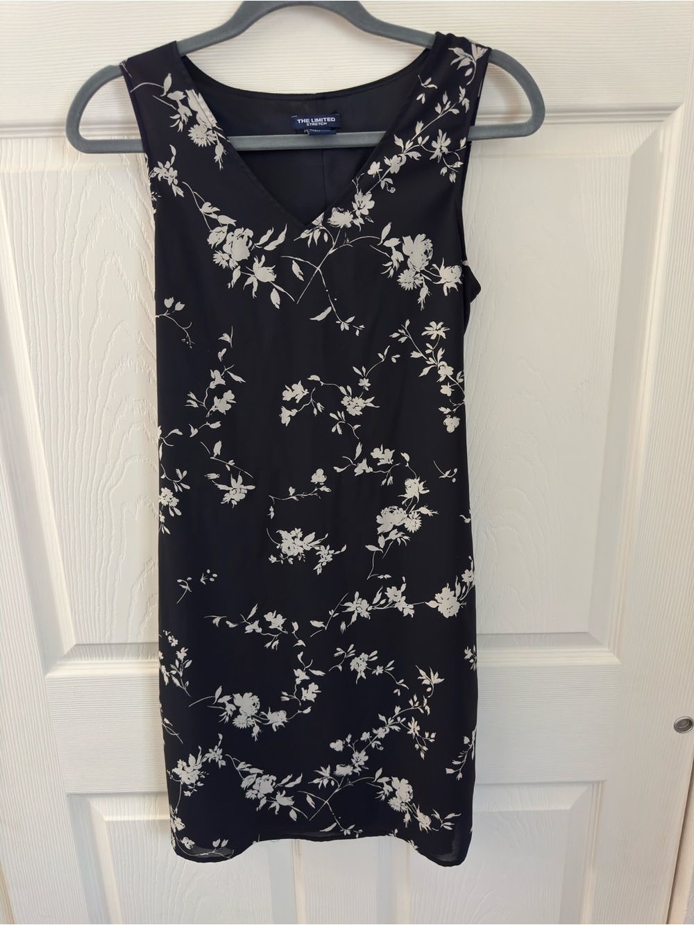 VTG The Limited Black Floral Mini Dress- Size 2